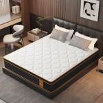 Qabefy 10 Inch Queen Memory Foam Hybrid Mattress