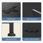 DUMOS 9-Drawer Dresser with Fabric Bins