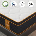 Qabefy 10 Inch Queen Memory Foam Hybrid Mattress