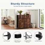 DUMOS 9-Drawer Storage Dresser for Bedroom