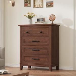 GarveeHome 4-Drawer Vertical Dresser for Bedroom