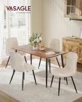 Set of 4 Cream White Dining Room Chairs