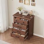 GarveeHome 4-Drawer Vertical Dresser for Bedroom