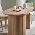 Mid-Century Modern 63" Oval Dining Table