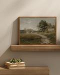Vintage Countryside Framed Canvas Wall Art 12"x16