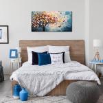 Colorful Butterfly Tree Canvas Art for Home