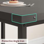 3-Piece Extendable Dining Table Set with Benches