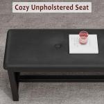 3-Piece Extendable Dining Table Set with Benches