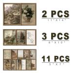 Vintage Farmhouse Wall Art Set - 16 Pieces