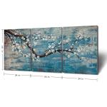 Extra Large Hand-Painted Floral Wall Art Set