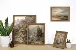 Vintage Farmhouse Wall Art Set - 16 Pieces