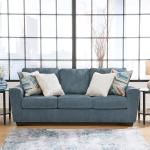 Cashton Casual Living Room Sofa in Blue