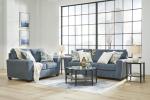 Cashton Casual Living Room Sofa in Blue