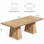 Little Tree Oak Dining Table for 6 People