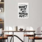 Retro Black and White Canvas Wall Art Print