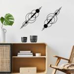 Small Metal Abstract Wall Art - 2 Pcs Set