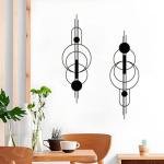 Small Metal Abstract Wall Art - 2 Pcs Set