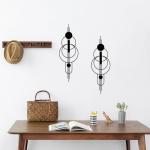 Small Metal Abstract Wall Art - 2 Pcs Set