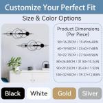 Small Metal Abstract Wall Art - 2 Pcs Set