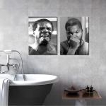 Vintage Comedy Movie Bathroom Wall Art Set
