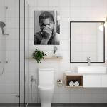 Vintage Comedy Movie Bathroom Wall Art Set