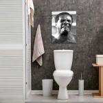 Vintage Comedy Movie Bathroom Wall Art Set