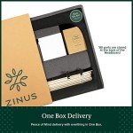 Zinus Lottie Queen Bed Frame - Dark Grey