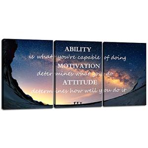 Motivational Quotes Canvas Art for Home and Office