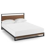 ZINUS Suzanne Full Metal and Wood Bed Frame