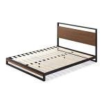 ZINUS Suzanne Full Metal and Wood Bed Frame