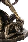 Saint Michael Defeating Lucifer Bronze Statue - 14.5 Inch