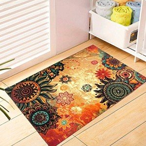 Boho Abstract Area Rug for Living Room 20x31