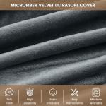 3ft Grey Bean Bag Chair for Adults