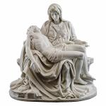 Michelangelo La Pieta Statue - 10-Inch Marble Replica