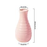 Seashell Pink Unbreakable Vase for Home Decor