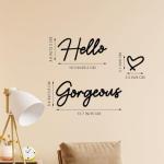 Hello Gorgeous Metal Wall Art for Any Room