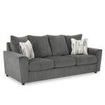 Ashley Stairatt Gray Casual Sofa with Flared Arms