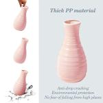 Seashell Pink Unbreakable Vase for Home Decor