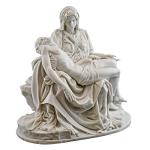 Michelangelo La Pieta Statue - 10-Inch Marble Replica