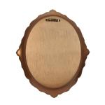 Vintage Hand-Painted Wall Sculpture with Key Design