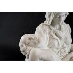 Michelangelo La Pieta Statue - 10-Inch Marble Replica