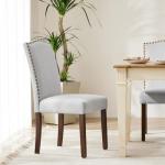 Set of 6 Modern Upholstered Dining Chairs