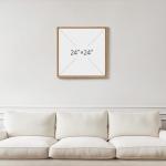 Boho Floral Wall Art - Orange Botanical Canvas