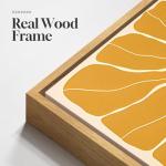 Boho Floral Wall Art - Orange Botanical Canvas