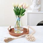 Iridescent Glass Flower Vases for Home Decor