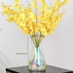 Iridescent Glass Flower Vases for Home Decor