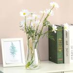 Iridescent Glass Flower Vases for Home Decor