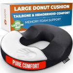 Donut Cushion - Large Memory Foam Tailbone Support