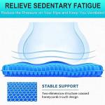 Helishy Double Thick Gel Seat Cushion for Pain Relief