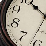 Retro Silent Non-Ticking Wall Clock - 12 Inch Bronze